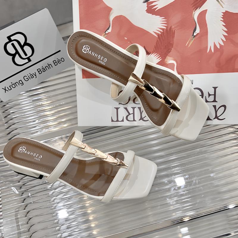 Giày Sandal Dép đế thấp 2cm 2P 4cm 4P tôn dáng nhẹ nhàng - Xưởng Giày Bánh Bèo mã Depmuiten Nữ Shoes