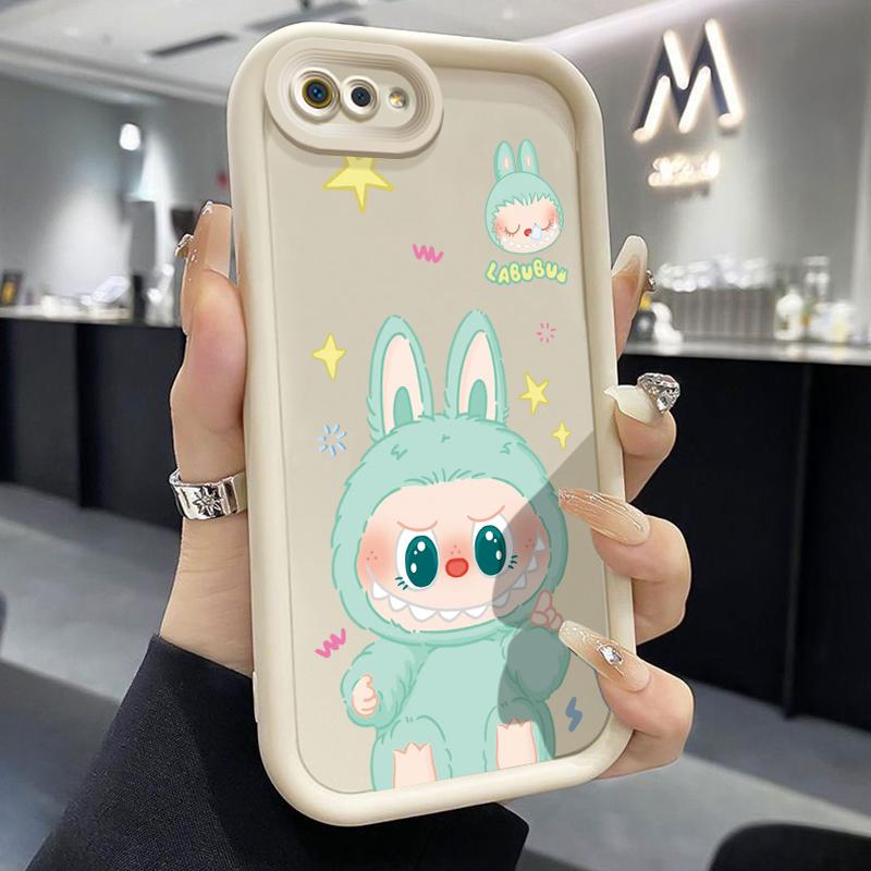 Casing Hp Untuk Realme C2 Realme C2s OPPO A1K Casing Kelinci kartun lucu kasingg ponsel Bahan silikon Cesing Hp Kesing Softcase Case pelindung marshmallow Tahan guncangan 1