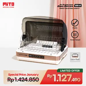 MITO UV Sterilizer & Dish Dryer 45 Liter Alat Steril Peralatan Makan - DISH45