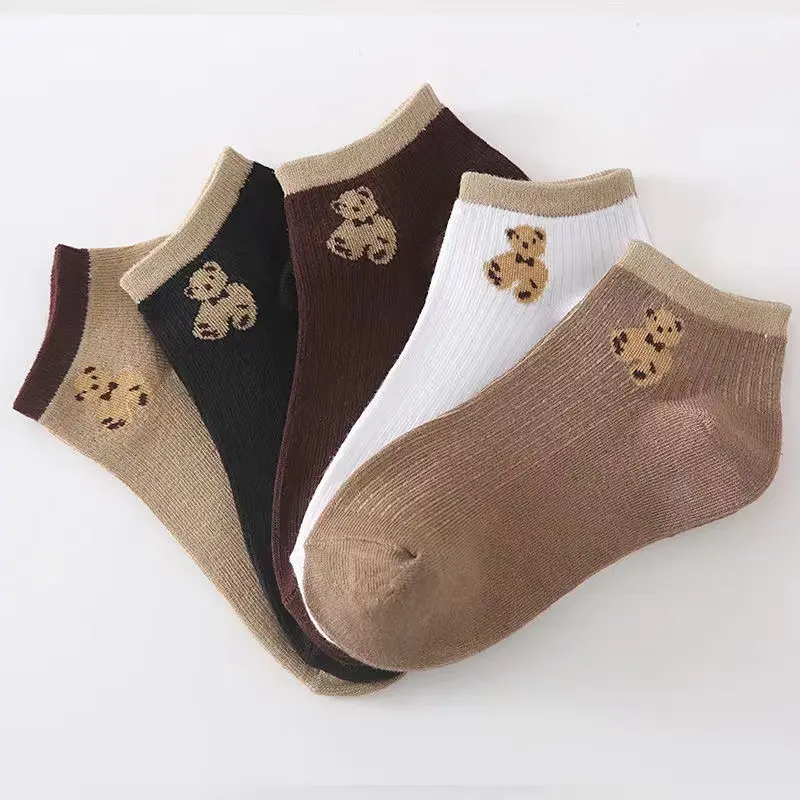 BAS K10 Kaos Kaki Pendek Semata Kaki / Kaos Kaki Bear / Kaos Kaki Motif Beruang / Kaos Kaki Fashion 0