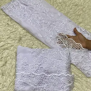 kain kebaya cref kerawang daun ketela