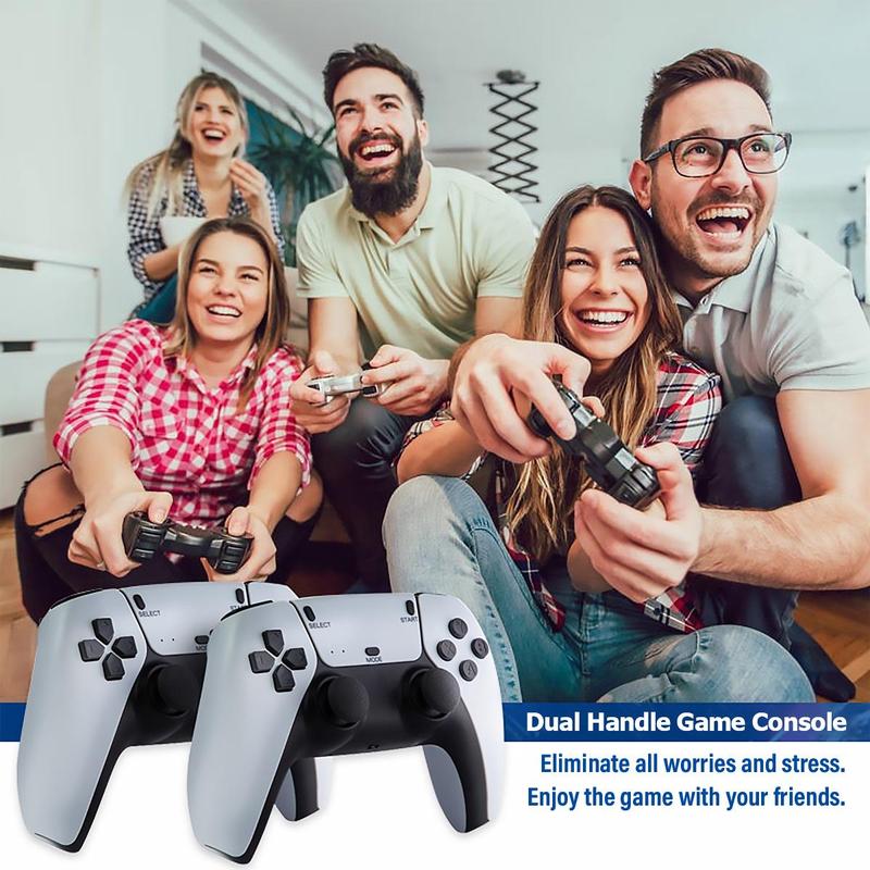 [SG Stock] 4K HD Video Game Console 64G Built-in 20000 +Games Retro handheld Game Stick Wireless Controller Supports MAME/FC/GB/MD/SFC/PS1 Game Kids Gift 8