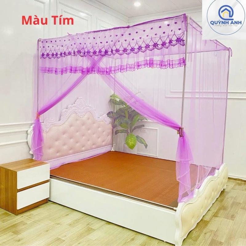 ￼CỬA VÉN- Màn khung không khoan tường khung inox, mùng chụp chống muỗi dành cho người lớn,mùng màn trẻ em