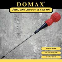 Gambar Obeng Soft Grip (+) 8" (2 x 200 mm) Domax dari Drill&Co Kota Administrasi Jakarta Barat 1 Tokopedia