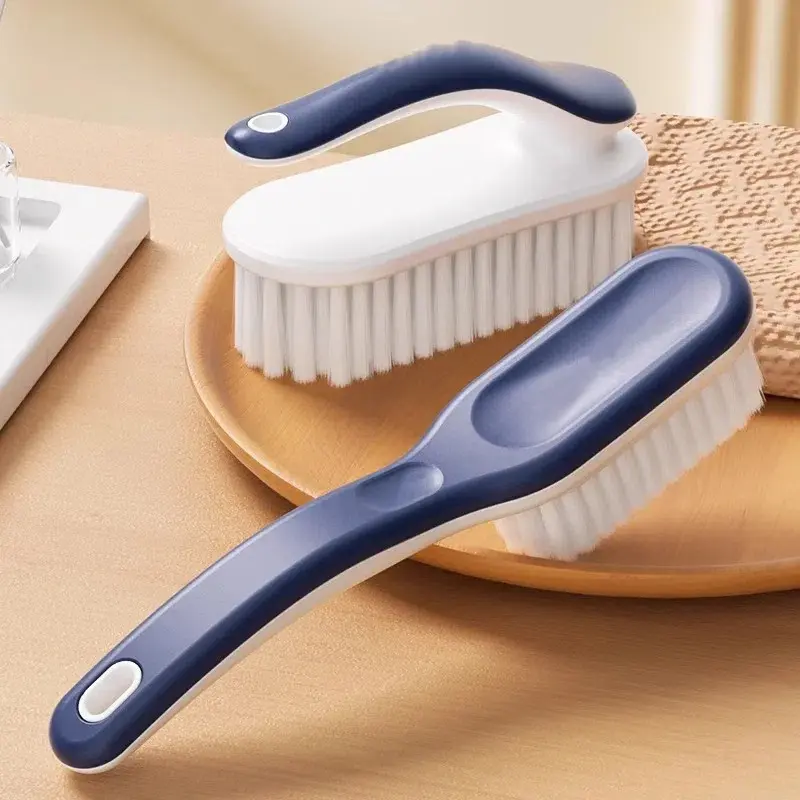 Bàn Chải Đánh Giày, Đa Năng, Lông Mềm, Làm Sạch Giày Dép Và Quần Áo, Cán Dài 6