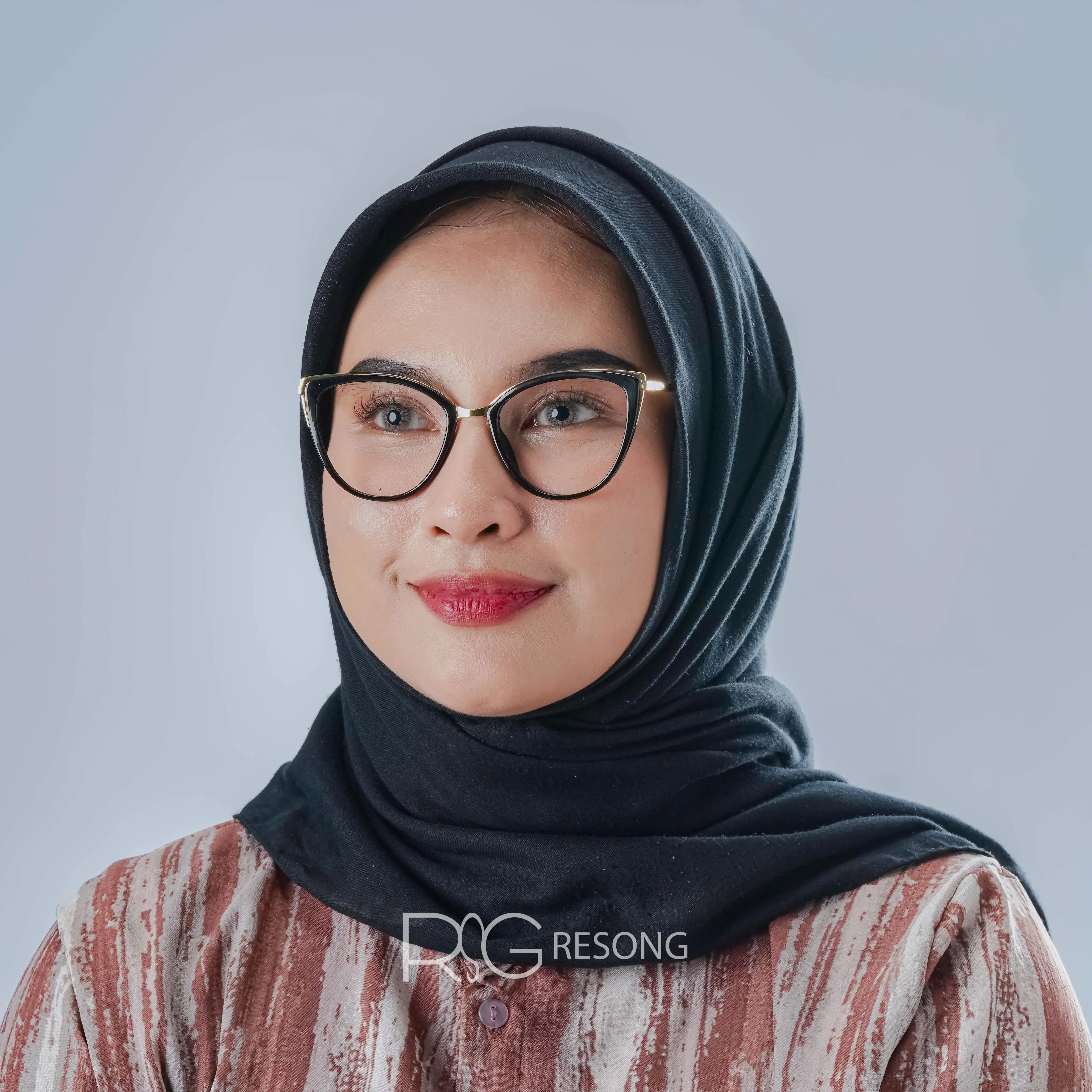 RSG.EYEWEAR - Frame dan Lensa untuk Mata Normal , Minus , Minus Cyl dan Baca atau Plus - Kacamata Photocromic , Anti Radiasi , dan Bluecromic - Model Cat Eye nita - Leopard, Frame Only