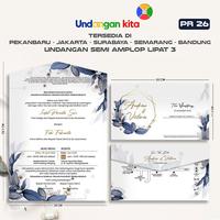 Gambar (100Pcs) Undangan Pernikahan Brief Card Bentuk Semi Amplop - PR 1 dari Undangan Kita Kota Administrasi Jakarta Barat 1 Tokopedia