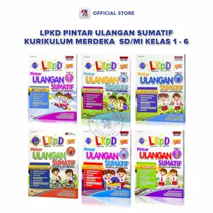 Buku Ulangan SD / LKPD Pintar Ulangan Sumatif Kurikulum Merdeka Fase A Kelas 1 2 3 4 5 6 SD/MI Semester 1 & Semester 2 Edisi Revisi - Dilengkapi Kunci Jawaban / Giri Utama SIDOARJO - GU