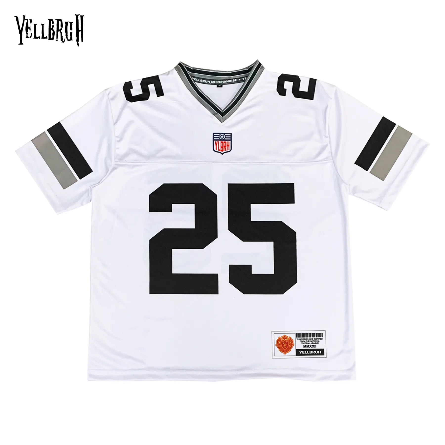 Series Number 25 Justin Jersey Oversize Boxy Streetwear Fit Vintage Rugby Bloke Core NFL Korea