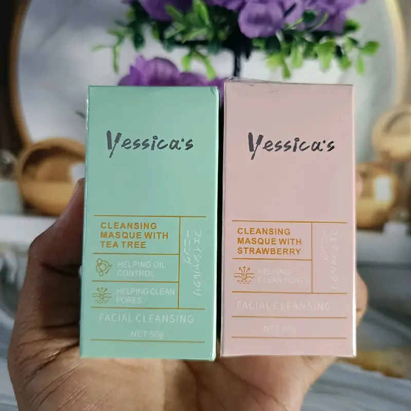 Yessica's Clay Stick Mask Tea Tree 50gr untuk Kulit normal Berminyak dan Berjerawat dll Masker Mencerahkan Wajah 1