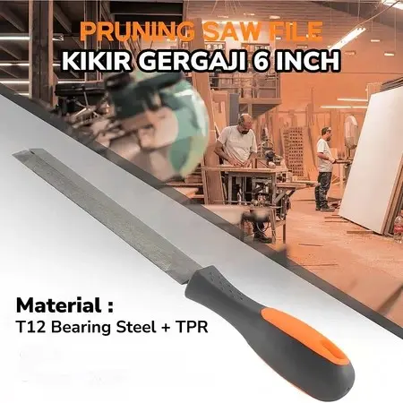 Kikir Gergaji T12 Gergaji Flat Besar File 6 Inch Alat Tangan Tukang Kayu