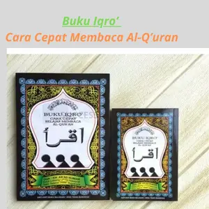 IQRO KECIL DAN BESAR BUKU BELAJAR BAHASA ARAB al quran