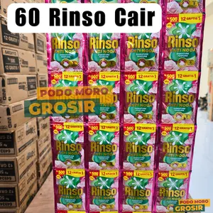 (60 PCS - RINSO CAIR) Kemasan 20 Gram Mix Varian Murah COD