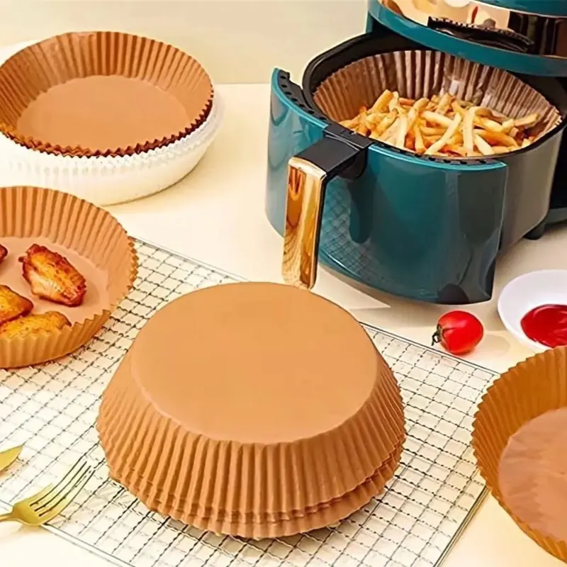 Kertas Airfryer isi 50 / air fryer paper anti lengket isi 50 Dapur 1