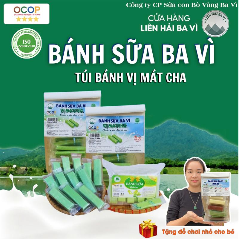 1kg Bánh Sữa Ba Vì Mát Cha Thơm Ngon Đậm Vị Sữa Con Bò Vàng - Liên Hải Ba Vì