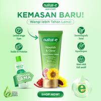Gambar [NEW PACKAGING]  [INSIDE OUT] Natur-e Skin Start Nourish & Glow Hand & Body Lotion 180 ml + Soft Capsule 100IU 32s - Body Lotion untuk Kulit Kering | Vitamin E & Ekstrak Pomegranate| Melembabkan & Menutrisi Kulit| UV Protection| Melembabkan Hingga 8 Jam - + Free Ceraglow Serum dari Natur-E Indonesia Kota Tangerang 2 Tokopedia