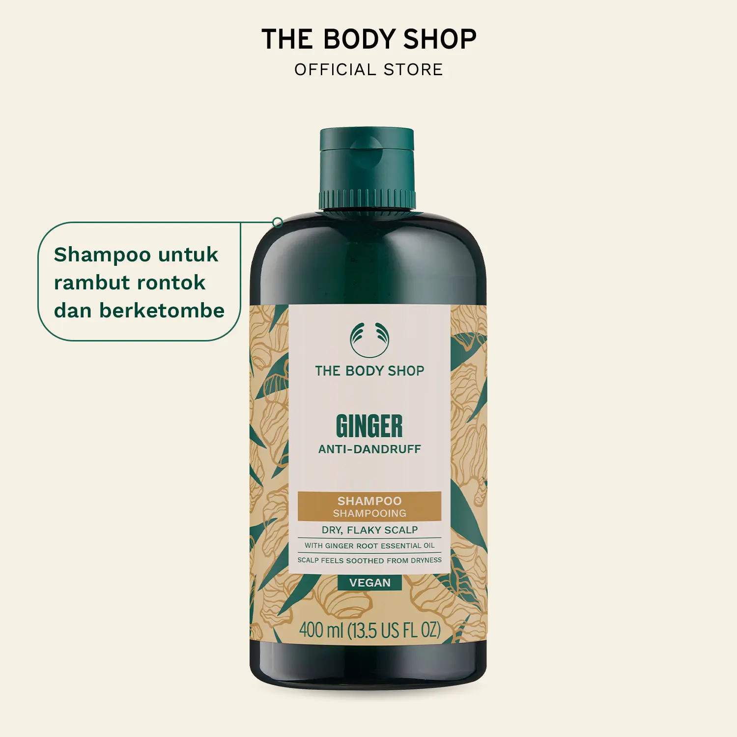 The Body Shop Ginger Anti Dandruff Shampoo 400ml