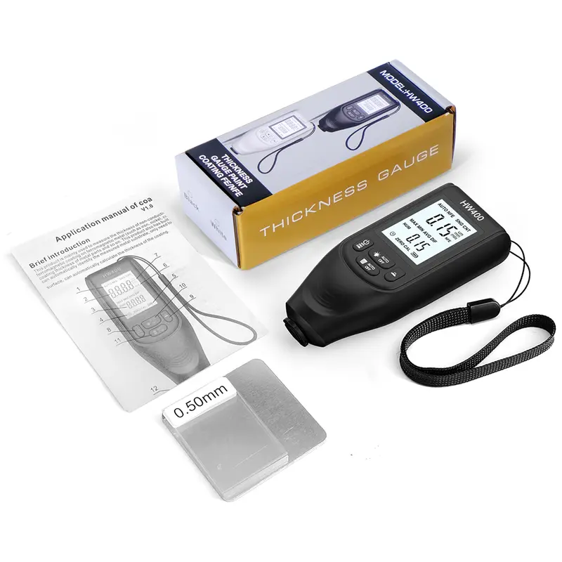 Digital Paint coating thickness gauge tester HW300S HW300PRO Alat ukur Digital ketebalan lapisan cat mobil HW 300S HW 300PRO HW-300S HW-300PRO 3