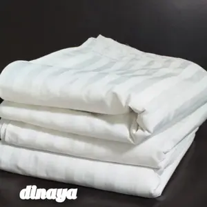 QUILT COVER HOTEL ONLY BAHAN KATUN CVC L |  DUVET COVER | SARUNG BEDCOVER HOTEL| GARIS SALUR PUTIH | BAHAN KATUN PREMIUM ASLI | FREE CUSTOME SIZE