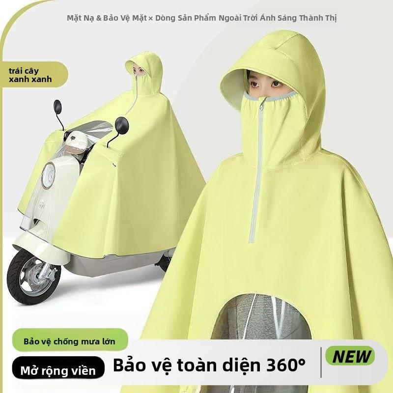 Áo mưa xe máy khổ lớn| Chống mưa bão, dày dặn phủ toàn thân| Mẫu mới 2026 cho…