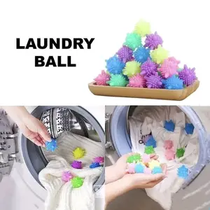 [10 Pcs] Bola Pembersih Pakaian Laundry Alat Pembersih Baju Pencuci Pakaian AntiKusut Washing Laundry Ball
