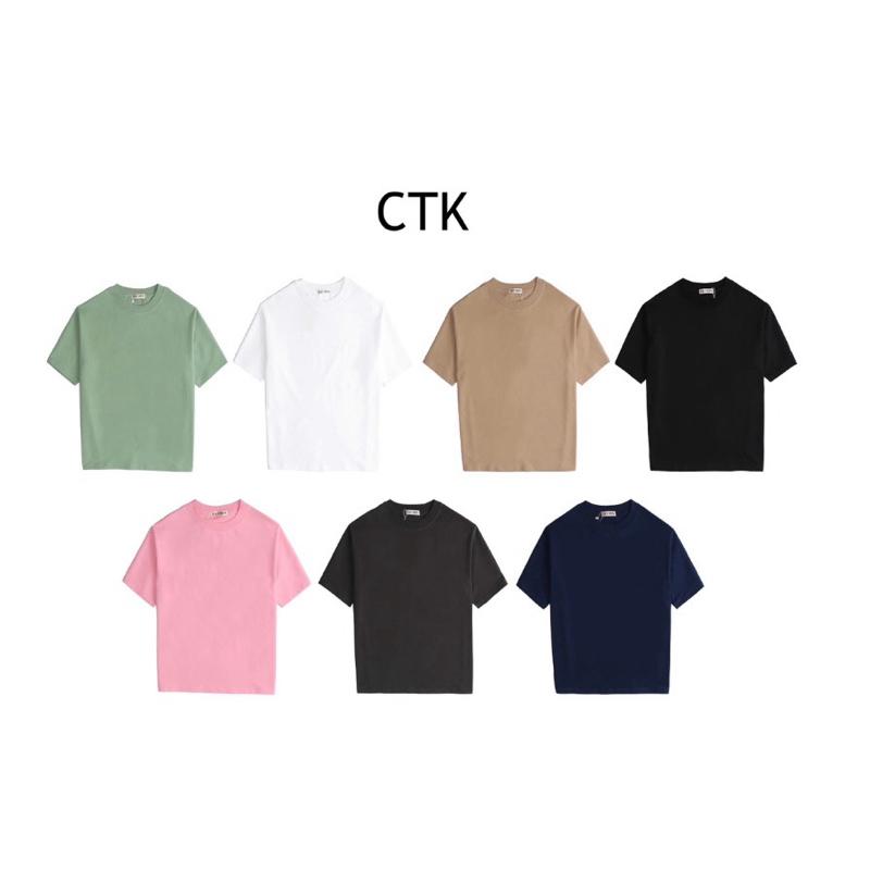   CKT  ÁO THUN TRƠN CỔ TRÒN CHẤT VẢI COTTON,From Ovsize 