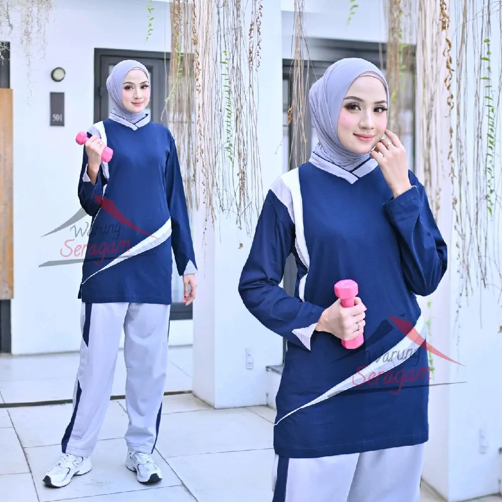 Kaos Olahraga Wanita 1set Training Seragam Terbaru