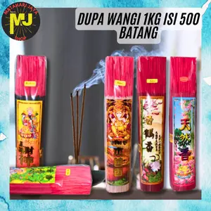 MJ Hio Dupa Sembahyang Wangi isi 1 Kg / Dupa 500 Batang Cendana Rose Darshan / Seribu Bunga 1 Jam