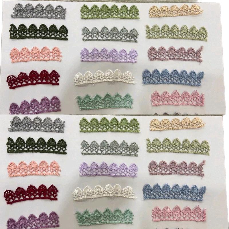 Renda Giver Panjang 15 Yard Lebar 2cm Motif Hati NEW renda payet juntai indonesia warna lace 0