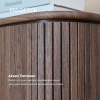 Gambar Pro Design Kanso SB180 Bufet / Kabinet / Meja TV / Rak TV - Narbonne Oak dari Pro Design Furniture Kab. Gresik 4 Tokopedia
