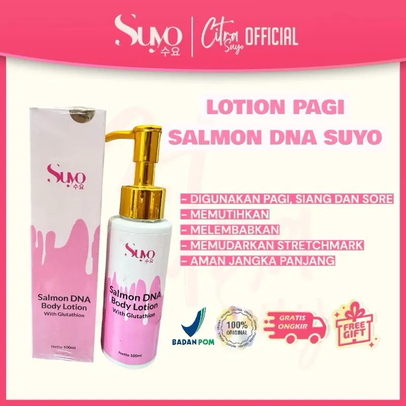 SALMON DNA SUYO Semua Jenis Kulit BPOM AMAN BUMIL BUSUI Pencerah 0