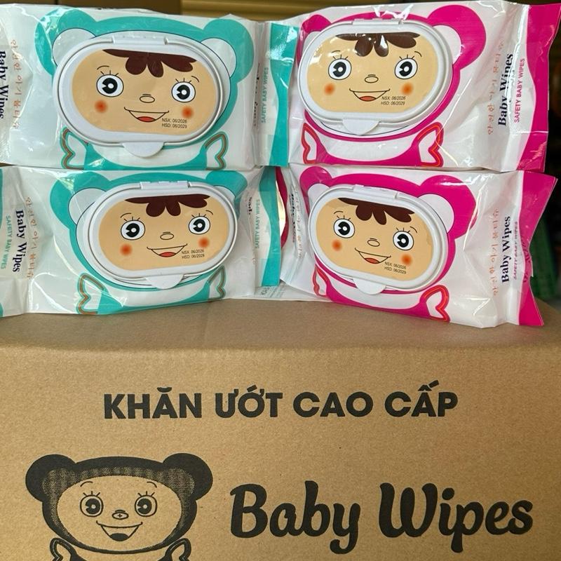 Combo 10 gói Khăn ướt baby wipes (300-400g) - An toàn cho bé