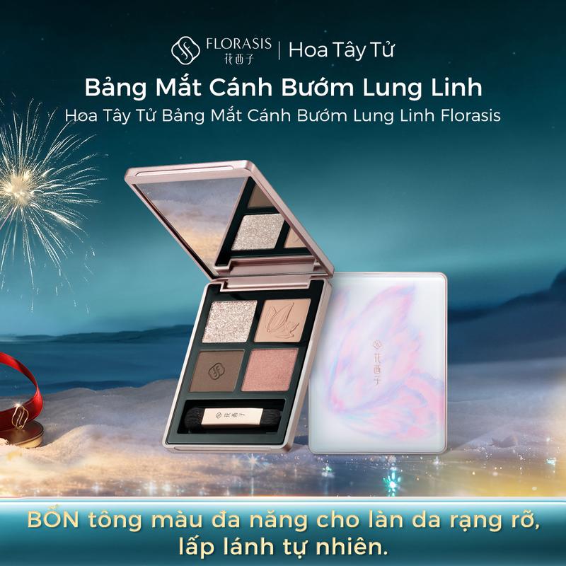  Hoa Tây Tử Bảng Phấn Mắt Bướm Lấp Lánh Bốn Bóng Florasis 