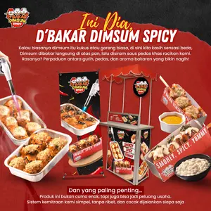 Paket Usaha D'Dimsum Bakar Spicy Siap Jualan Fasilitas Lengkap - MKI