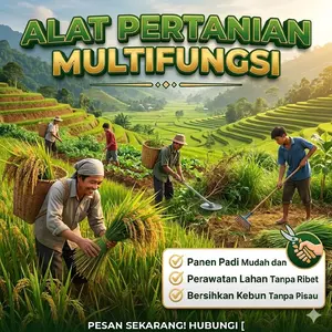 Alat perkebunan cap bintang 5 original baja asli