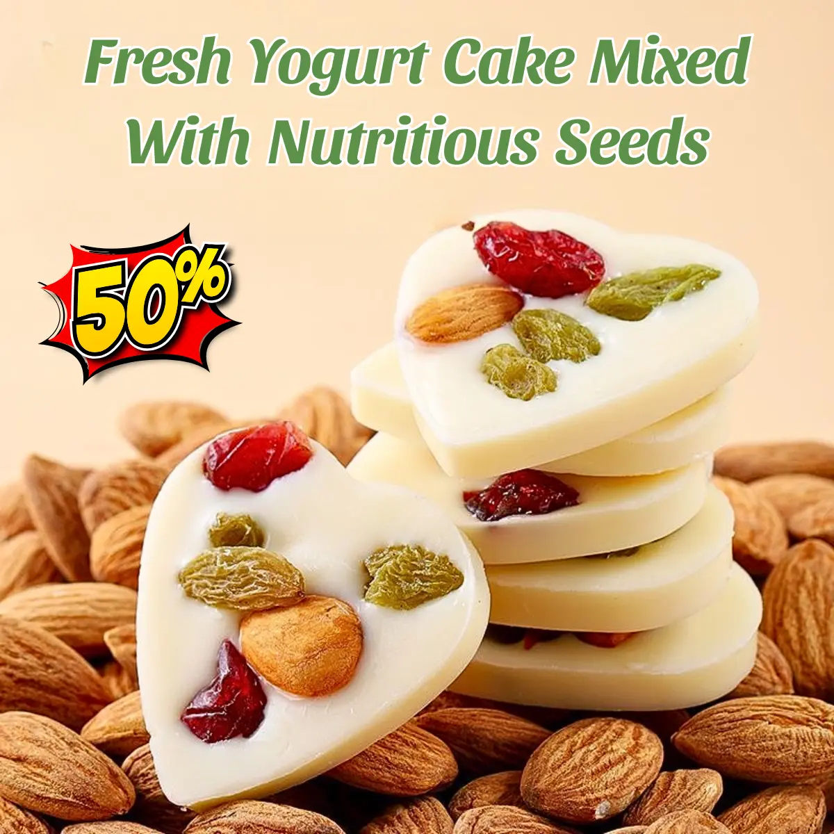 [SWEET Surgery] NUTRITIONAL YOGURT CAKE WITH SEEDS MIXED WITH DRIED FRUITS HEALTHY SNACKS CHINESE DOMESTIC CAKES