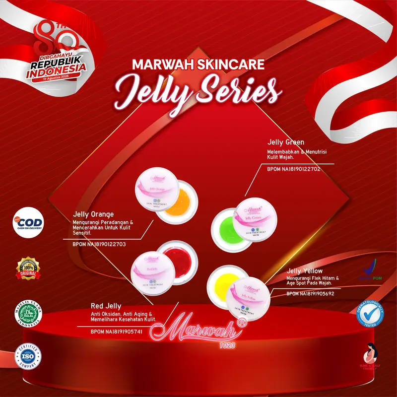 Marwah Skincare Jelly Series - Mengencangkan dan Mencerahkan 0