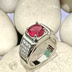 CINCIN MODEL BATU PERMATA PRIA TERLARIS TERMURAH