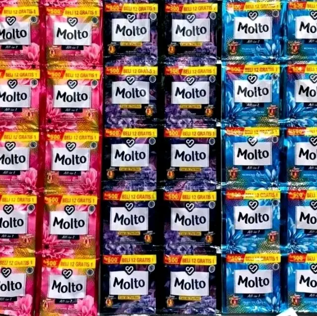 Paket Hemat Molto Pewangi Renceng 72 Sachet (6 Renceng) - Aroma Segar dan Tahan Lama