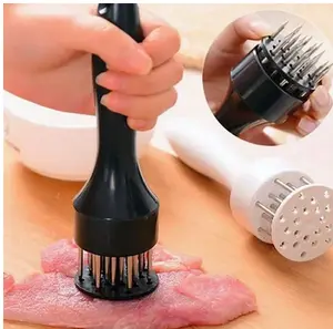 Alat Pelunak Daging EC075 MEAT TENDERIZER Stainless Steel 24 Jarum Tajam Peralatan Dapur Pengempuk Pencacah Daging Manual Praktis Murah 20 cm x 5 cm Kitchenware