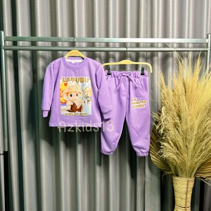 Setelan anak terbaru lalabu 2-10Thn cewe/cowo bisa pake Parsel Unisex 7
