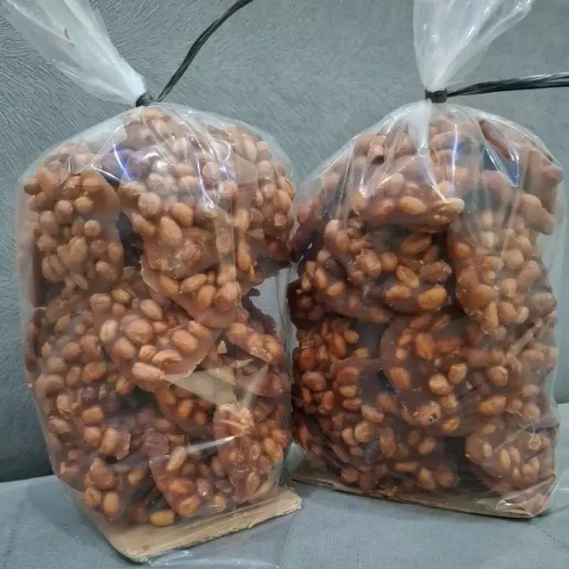 Ampyang Kacang Gula Jawa 1kg Enting-Enting Kacang Manis Legit Gula Jawa Asli Jajan Jadul Kacang Manis Gula Merah 4