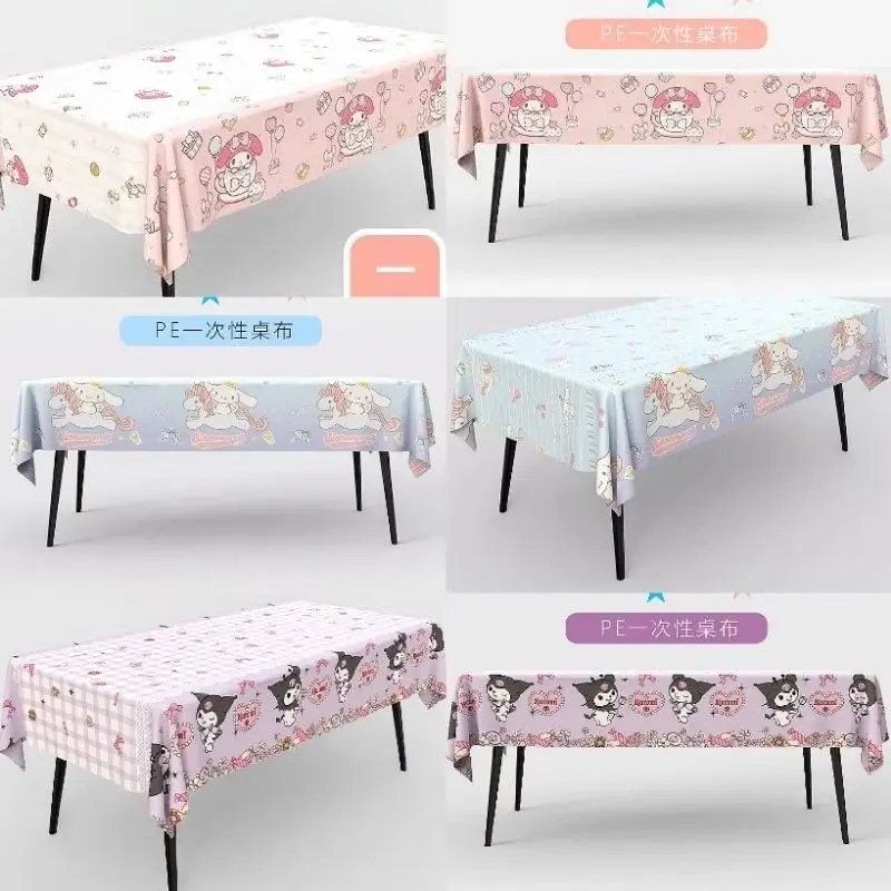 Taplak Cover Meja Kuromi / Taplak Meja Tema Sanrio uk 180x108 / Sanrio / Kuromi 3