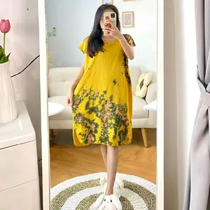 COD Daster Rayon Premium Jumbo Standar & Standar Motif Polos Polkadot Tiedye Bahan Adem Nyaman untuk Ibu Rumahan Homedress Terbaru Trendy cantik ruffle Dress gemoy Lingerie Paket Usaha Midi Baju Tidur trend batik geol Gamis