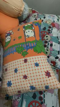 Product Review of BRENDIS 1 Set Bantal Guling Tidur Hotel Silikon 100% Katun Bed from R**R 0