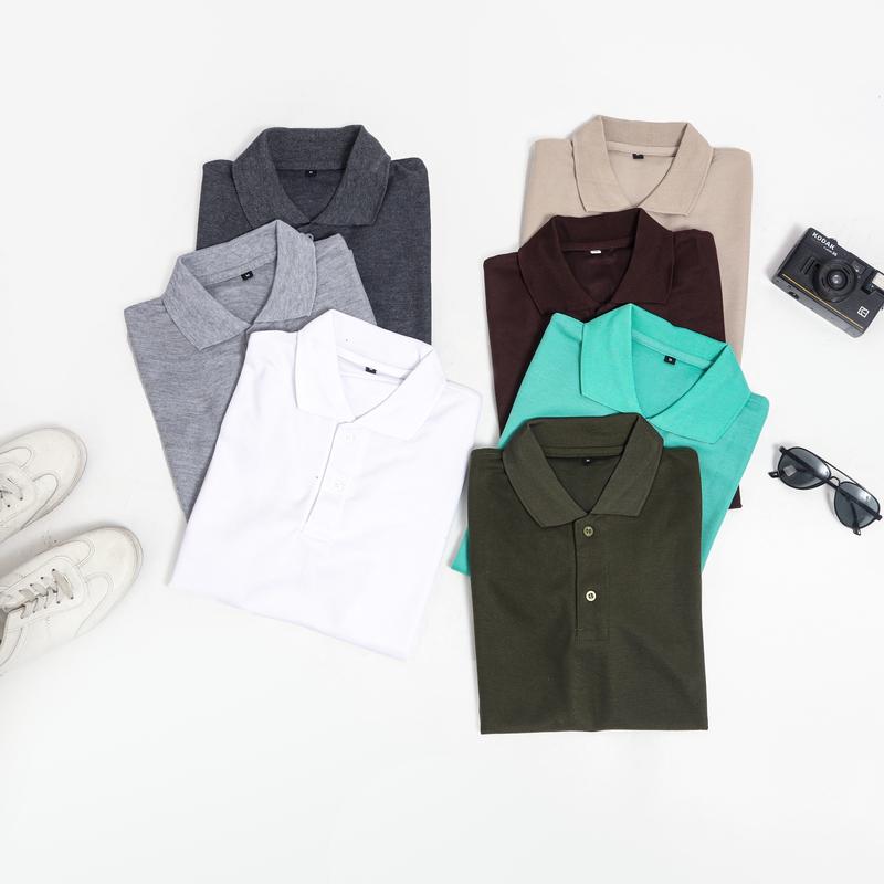 Product Introduction of KaosPolos88 Kaos Polo Shirt Polos Pria | Kaos Polos Pria berkerah | baju seragam Dewasa Cowok Distro Lengan Pendek Kaos Kerah Atasan Casual 3