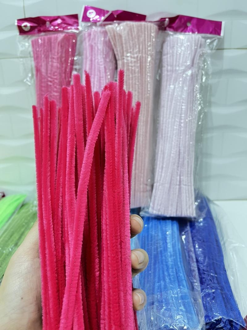 Product Introduction of BULU MERCY KAWAT BULU BUNGA warna warni 1pack isi 100 pcs Kerajinan art n craft panjang 30cm 20