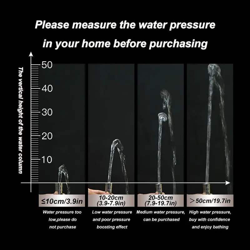 Handheld Shower Head Set, 1 Set High Pressure Shower Head with Holder & Hose, Bathroom Shower Equipment, Bathroom Supplies 3