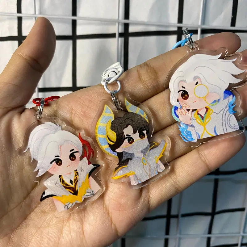 Gantungan Kunci Mobile Legends Natan Collector Gantungan Kunci Motor Mobil Tas Keychain Arkilic Tebal Dua Sisi 4 x 4 keychain volleyball 3