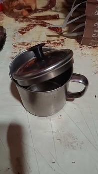 Product Review of Cangkir Mug Gelas Ukuran 7-15cm Stainless Steel - Cangkir / Gelas Stainless Steel mini Coffee Tea from R**a 0